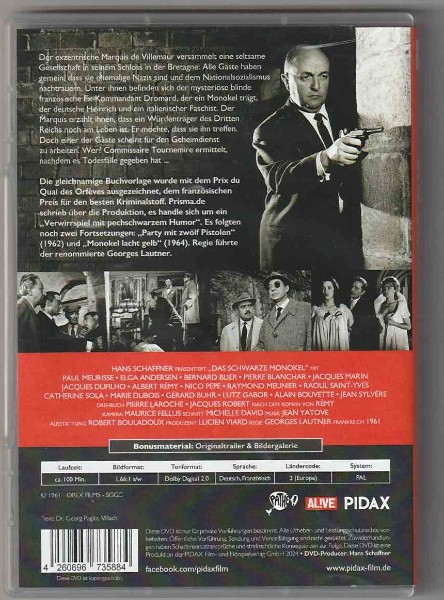 Das schwarze Monokel - PIDAX