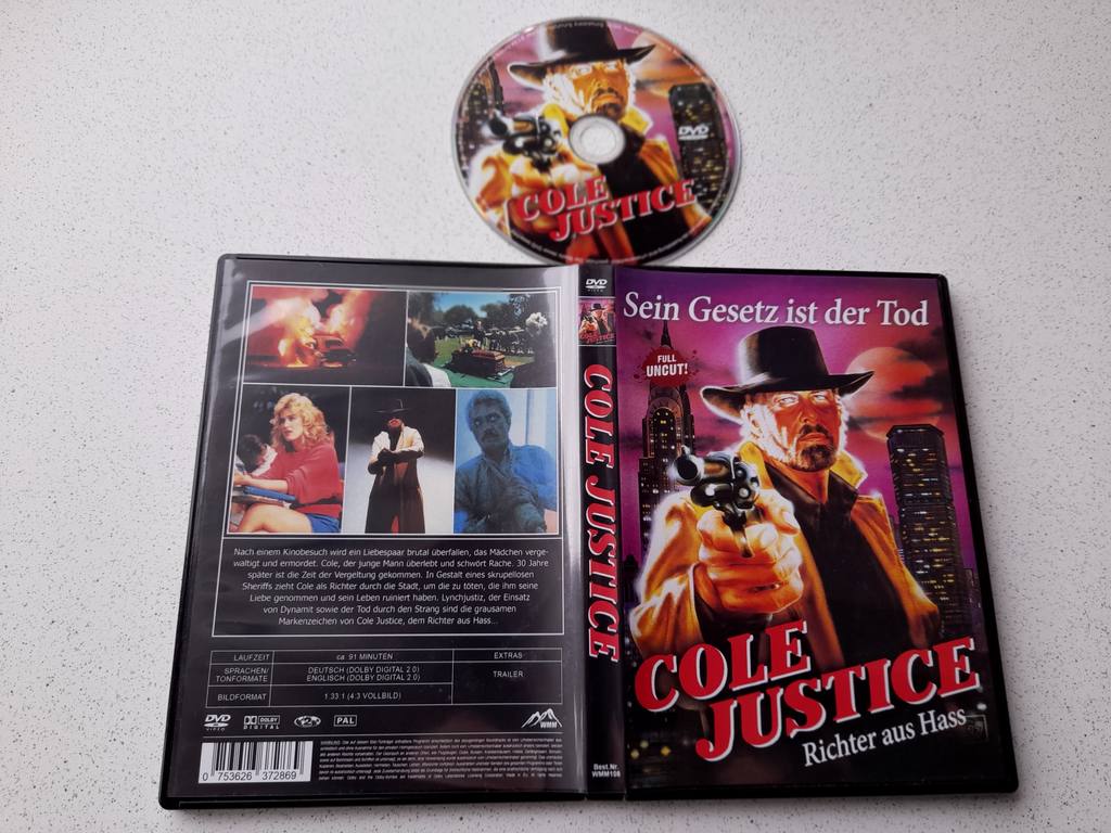 DVD - COLE JUSTICE - RICHTER AUS HASS