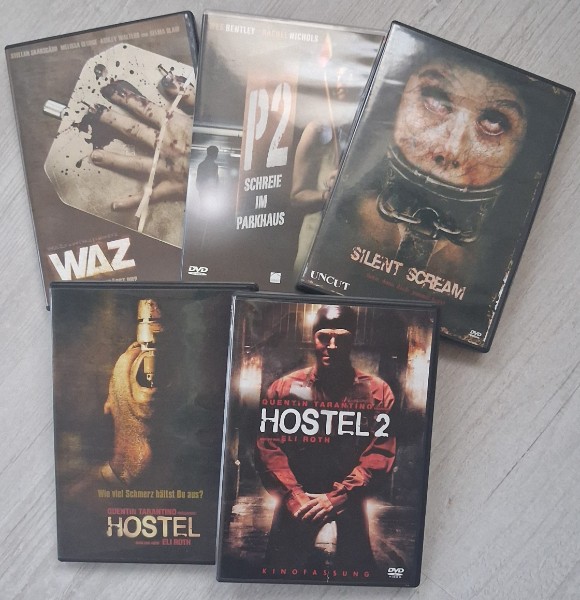 5 DVDs Horror FSK18