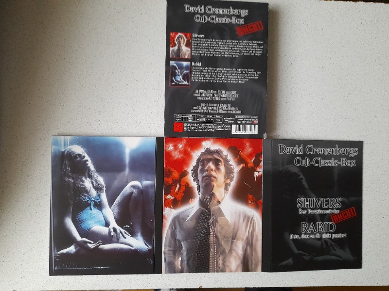 DVD - SHIVERS + RABID - UNCUT von DAVID CRONENBERG