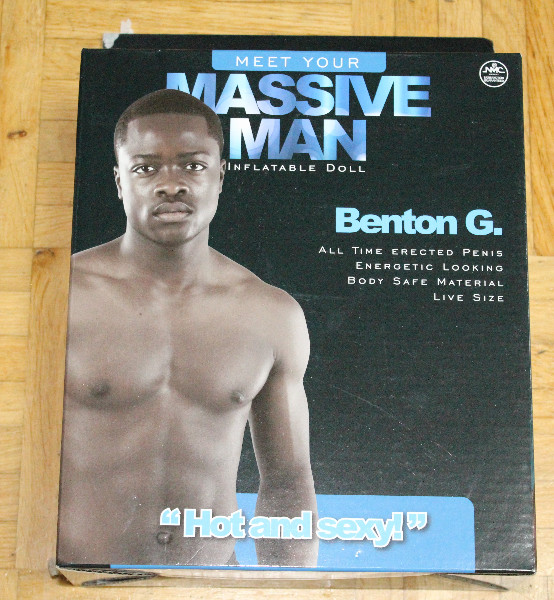 165cm Black Loverboy Liebespuppe Benton G. BBC