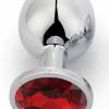 Analplug Edelstahl mit Stein G...