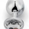 Analplug Edelstahl mit Stein G...