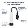 Penispumpe mit Silikon- Mansch...
