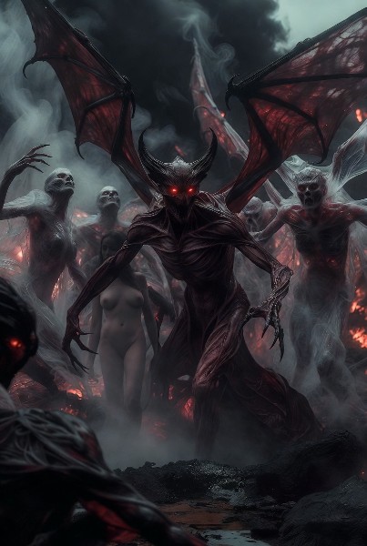 Erotikleinwand, Monster,D�monen Erotik Bilder