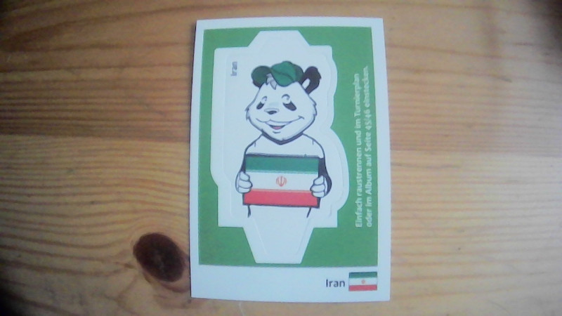 ENTDECKE BRASILIEN - PADDY STECKFIGUR IRAN