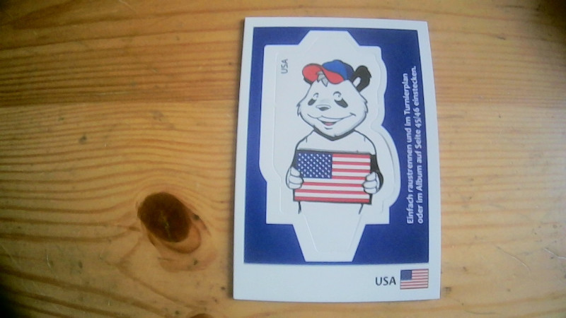 ENTDECKE BRASILIEN - PADDY STECKFIGUR USA