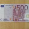 Geldschein 500 Euro X Serie (Schein echt)