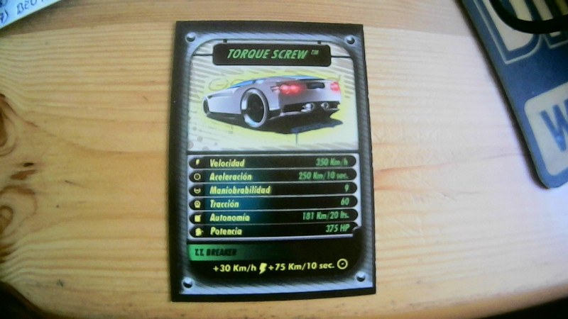 HOT WHEELS - MEGA RACE (2005), SAMMELKARTE NR.1