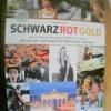 SCHWARZ ROT GOLD, LEER ALBUM MIT 6 STICKER, NEU