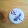 OI!  SKINHEAD BUTTON VON 1987,  NEU