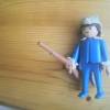PLAYMOBIL MEDIZINMANN MIT GEWEHR & WOLFSFELL