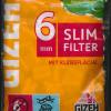 Gizeh 6 mm Slim Filter mit Klebefl�che 120 St�ck