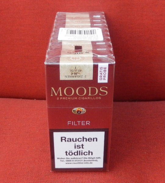 MOODS FILTER 800 St�ck ! NEU ! OVP !