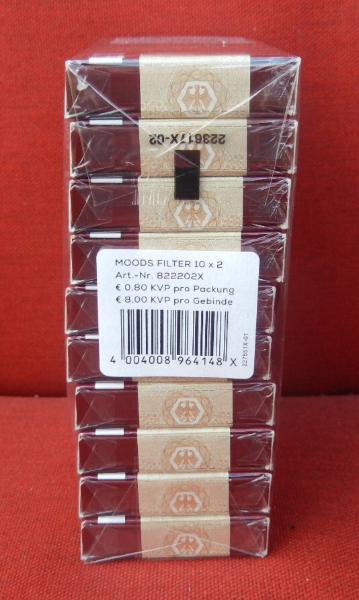 MOODS FILTER 800 St�ck ! NEU ! OVP !