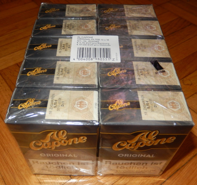 AL CAPONE ORIGINAL 10 x 18 St�ck ! NEU ! OVP !