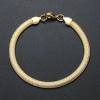 Armband 18k Goldauflage flach