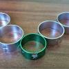 5 Blech Ringe Gre 19 mm im Set