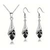 DAMEN MODESCHMUCK SET,  ZIRKON...