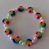 Elastisches Perlenarmband in B...