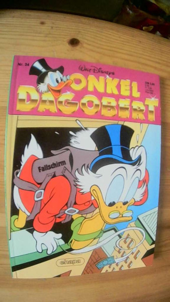 ONKEL DAGOBERT NR.34 VON 1990, COMIC TASCHENBUCH