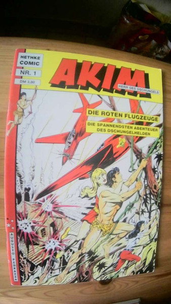 AKIM NR.1 VON 1988, COMIC HEFT, GRO�FORMAT,
