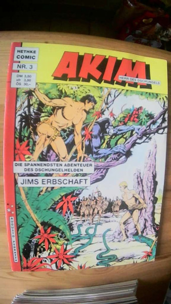 AKIM NR.3 VON 1988, COMIC HEFT, GRO�FORMAT,