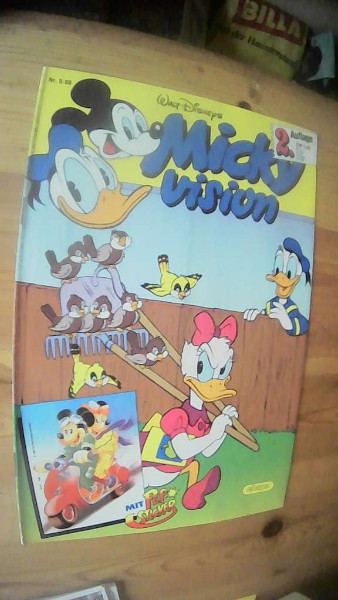 MICKY VISION NR.5 VON 1988 + AUFKLEBER, 2.AUFLAGE