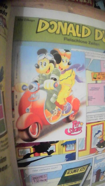 MICKY VISION NR.5 VON 1988 + AUFKLEBER, 2.AUFLAGE