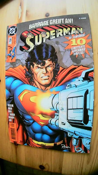 SUPERMAN NR.39 VON 1997, COMIC HEFT, NEUWERTIG