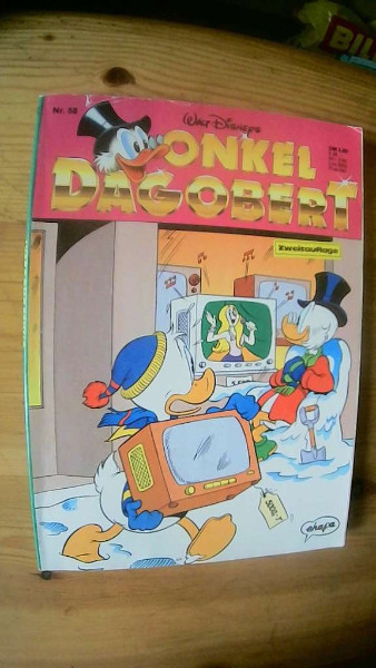 ONKEL DAGOBERT NR.58 VON 1992, COMIC TASCHENBUCH