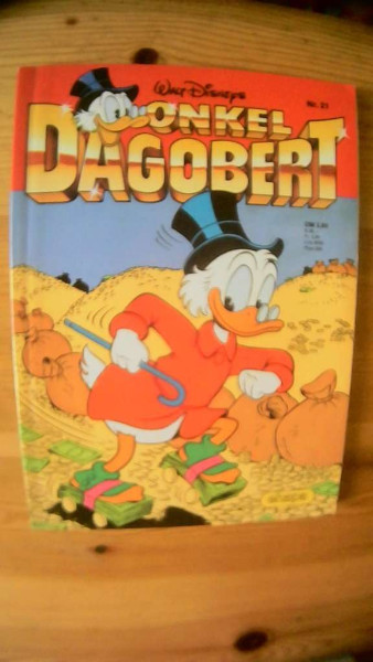 ONKEL DAGOBERT NR.21 VON 1989, COMIC TASCHENBUCH