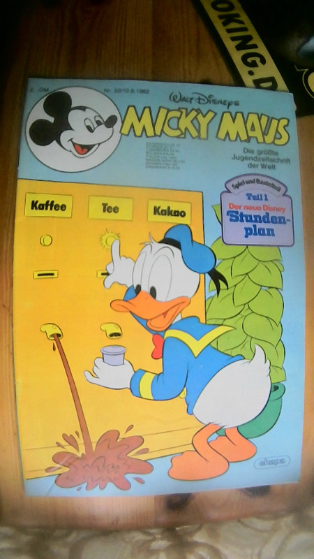 MICKY MAUS NR.32 VON 1982 MIT BEILAGE, NEUWERTIG