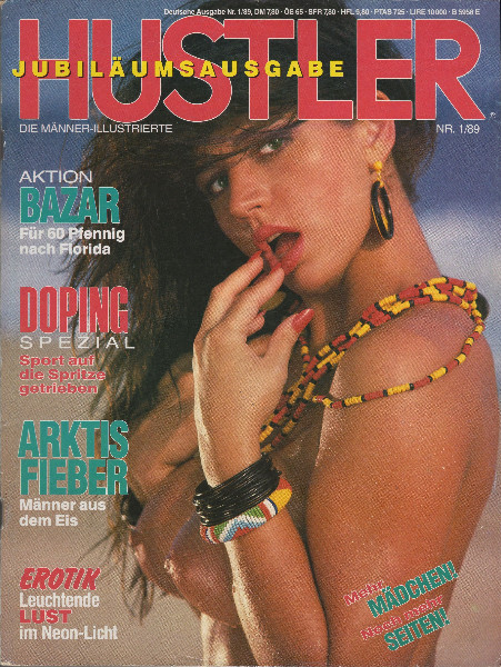 HUSTLER Magazin - Januar 1989 - Deutsche Ausgabe