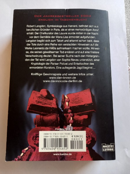 Buch Dan Brown Sakrileg The Da Vinci Code