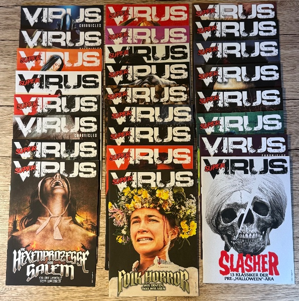 VIRUS HORROR MAGAZIN 107-131 Abo Ausgabe