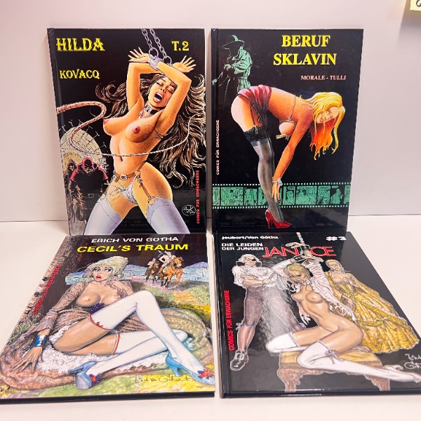 22x Erotik Comic Buch Sammlung - Eroticon Janice..