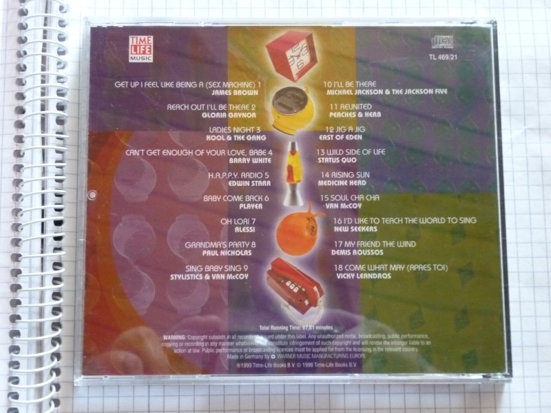 CD Sounds of the 70s Time Life TL 469-21