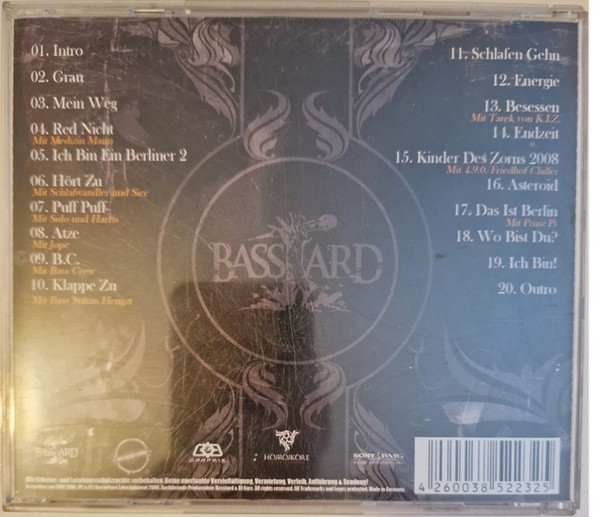 (MC) Basstard: Zwiespalt (Grau) CD(Horrorkore,2008