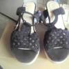 PLATEAU SCHUHE,  SCHWARZ- WEI...