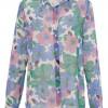 DAMEN CASUAL BLUSE MIT BLUMEND...