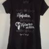 M�dchen T-shirt Gr��e S, schwarz