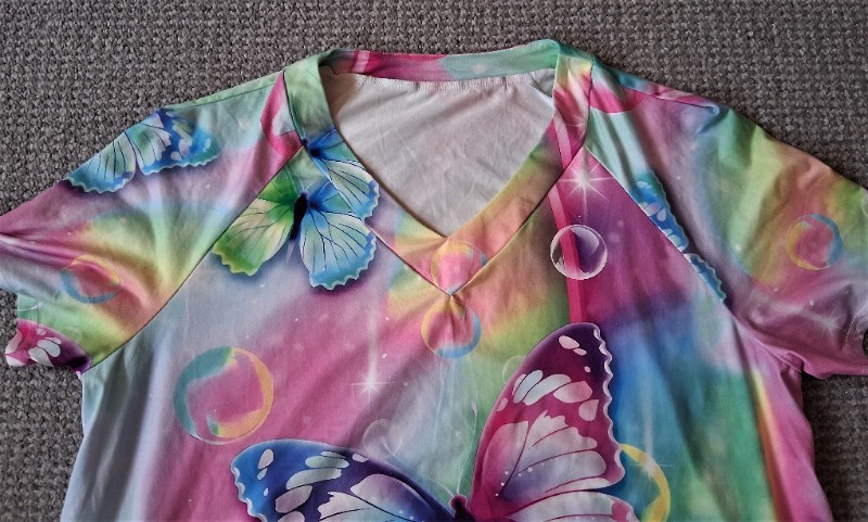 Mehrfarbiges Damen-T-Shirt, Gr��e 1XL, Top Zustand