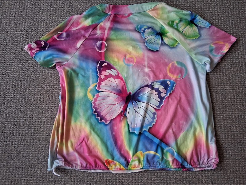 Mehrfarbiges Damen-T-Shirt, Gr��e 1XL, Top Zustand