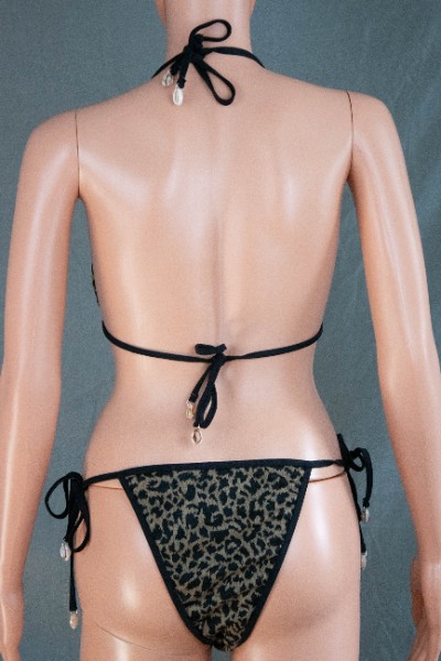 Sexy Bikini im Leoparden Muster