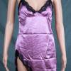 Satin Nachthemd - Violett