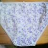DAMEN SLIP WEI� MIT BLUMEN, GR.S,NEU
