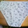 DAMEN SLIP WEI� MIT BLUMEN,  G...