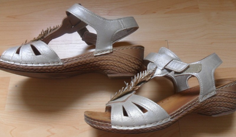 Damen Kunstleder Sandalen Gr��e 37