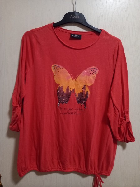 Damen Pullover Lang und 34 Arm Shirt Gr��e L 44